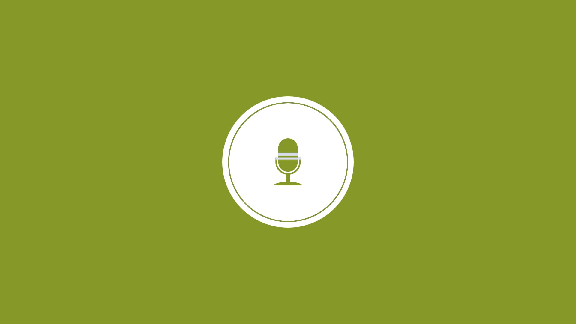 Podcast microphone